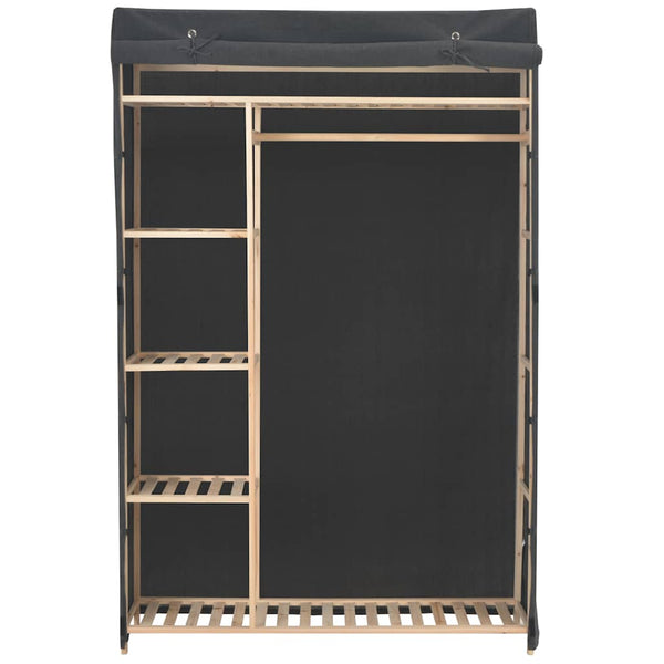 vidaXL Wardrobe Grey 110 x 40 x 170 cm Fabric
