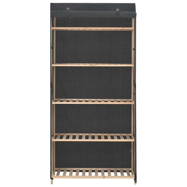 vidaXL Wardrobe Grey 79 x 40 x 170 cm Fabric