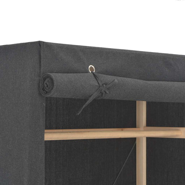 vidaXL Wardrobe Grey 79 x 40 x 170 cm Fabric