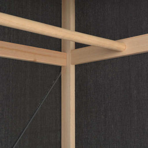 vidaXL Wardrobe Grey 79 x 40 x 170 cm Fabric