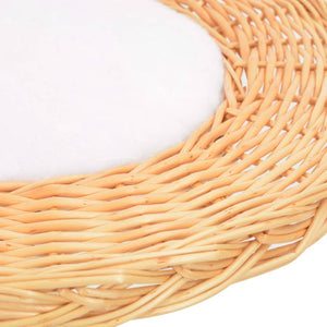 vidaXL Cat Scratching Post Sisal Natural Willow Wood
