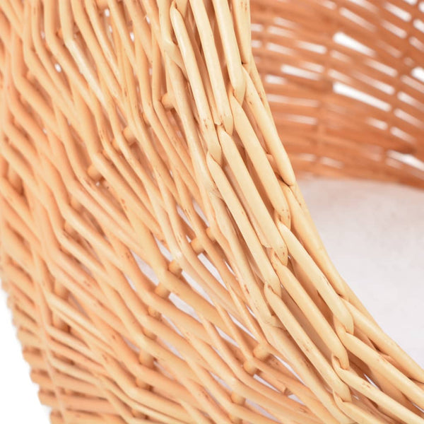 vidaXL Cat Scratching Post Sisal Natural Willow Wood