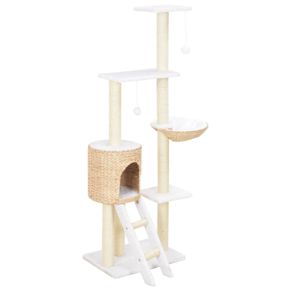 vidaXL Cat Scratching Post Sisal Seagrass