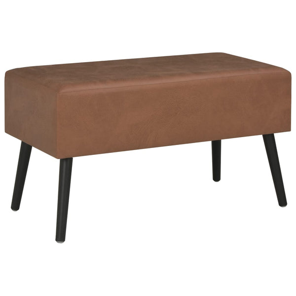 vidaXL Coffee Table Dark Brown 80x40x46 cm Faux Leather