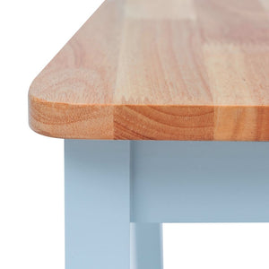 vidaXL Dining Chairs 4 pcs Grey Light Wood Solid Rubberwood