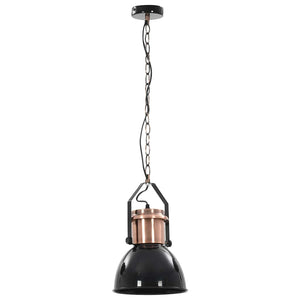 vidaXL Ceiling Lamp 2 pcs. Black Round E27