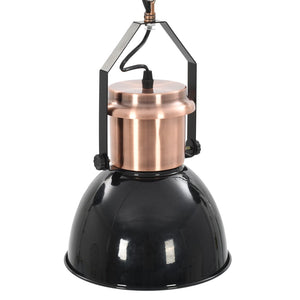 vidaXL Ceiling Lamp 2 pcs. Black Round E27