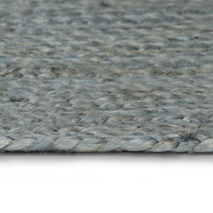 vidaXL Handmade Jute Round Rug 120 cm Olive Green