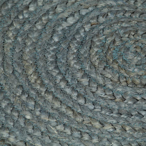 vidaXL Handmade Jute Round Rug 120 cm Olive Green