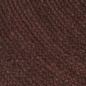 vidaXL Handmade Jute Round Rug 90 cm Brown