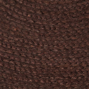 vidaXL Handmade Jute Round Rug 90 cm Brown
