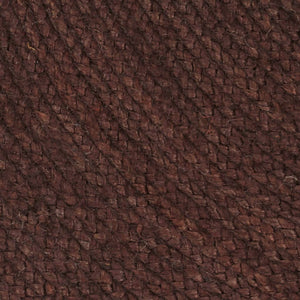 vidaXL Hand-Braided Jute Rug Round 150 cm Brown