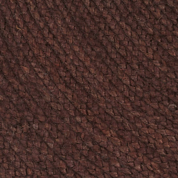 vidaXL Hand-Braided Jute Rug Round 150 cm Brown