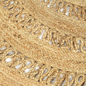 vidaXL Rug Hand-Braided Jute 90 cm