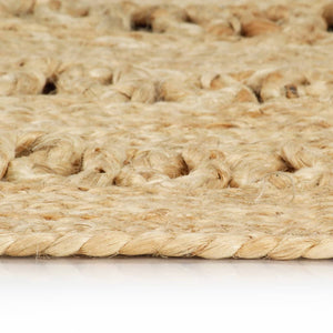vidaXL Rug Hand-Braided Jute 120 cm