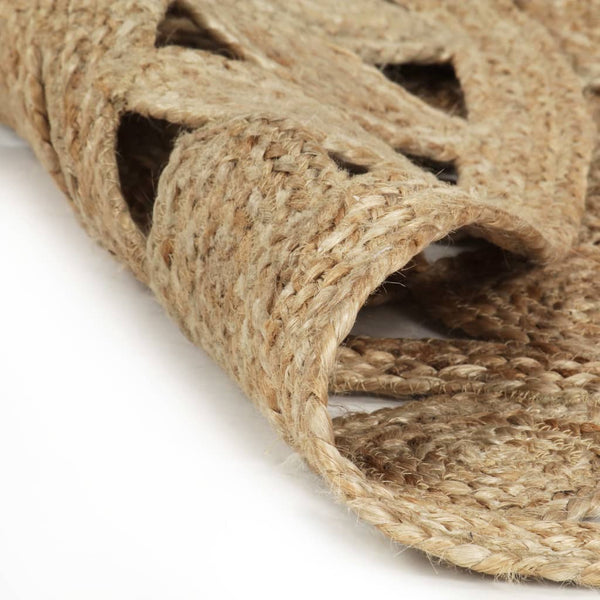 vidaXL Rug Hand-Braided Jute 90 cm