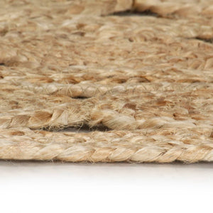 vidaXL Rug Hand Braided Jute 150 cm