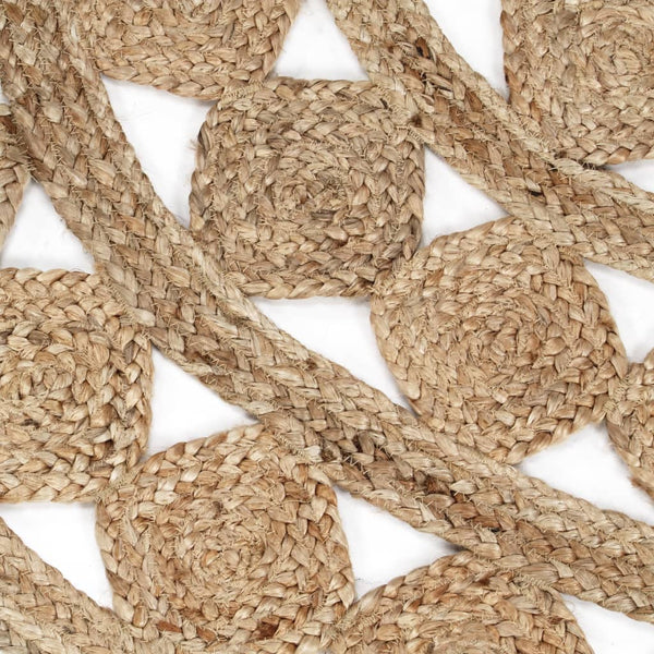 vidaXL Rug Hand Braided Jute 150 cm