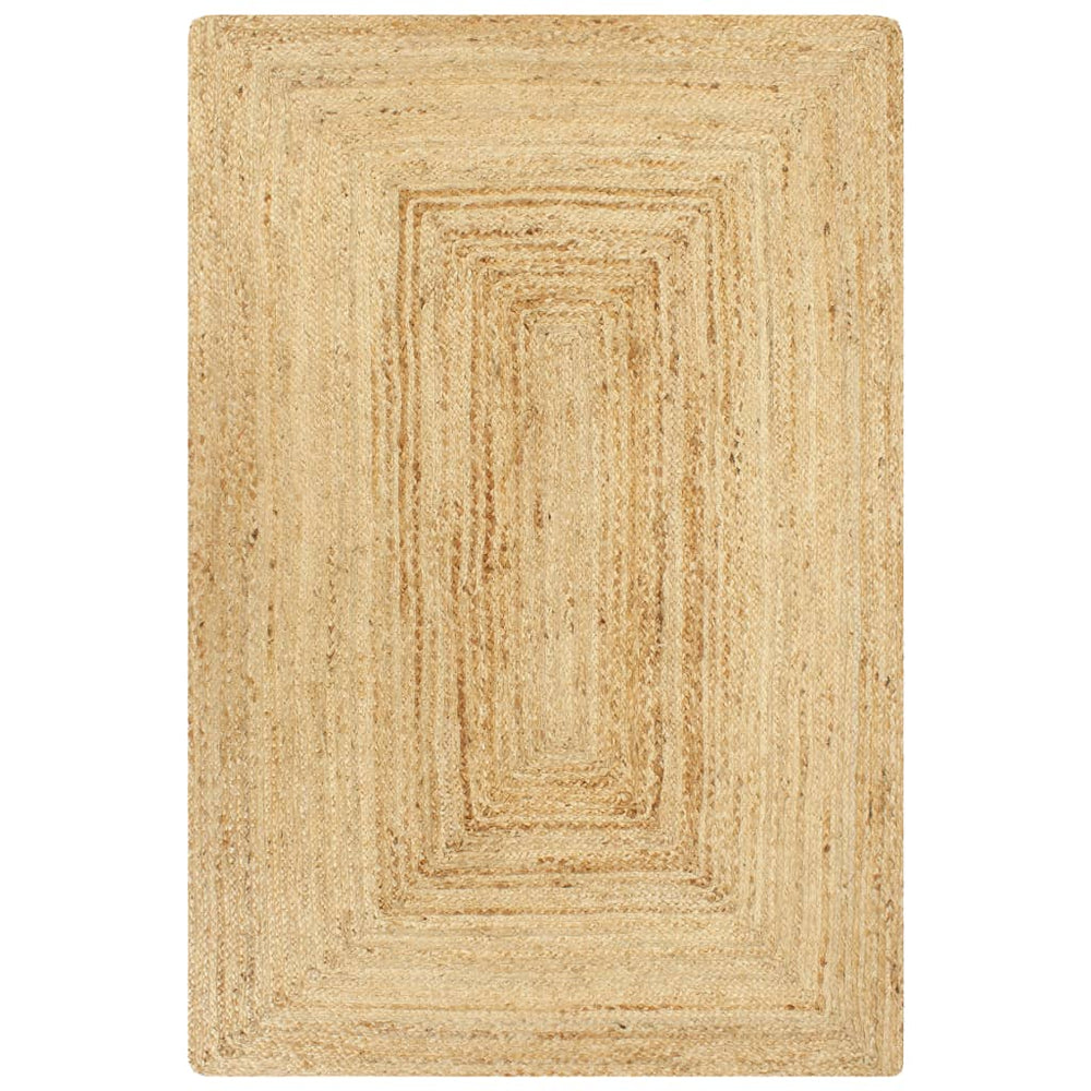 vidaXL Hand-Braided Jute Rug Natural 80x160 cm