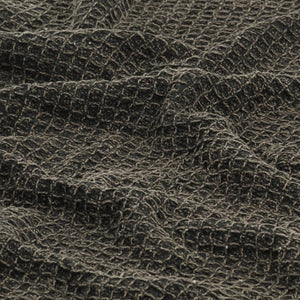 vidaXL Throw Cotton 125x150 cm Anthracite/Brown