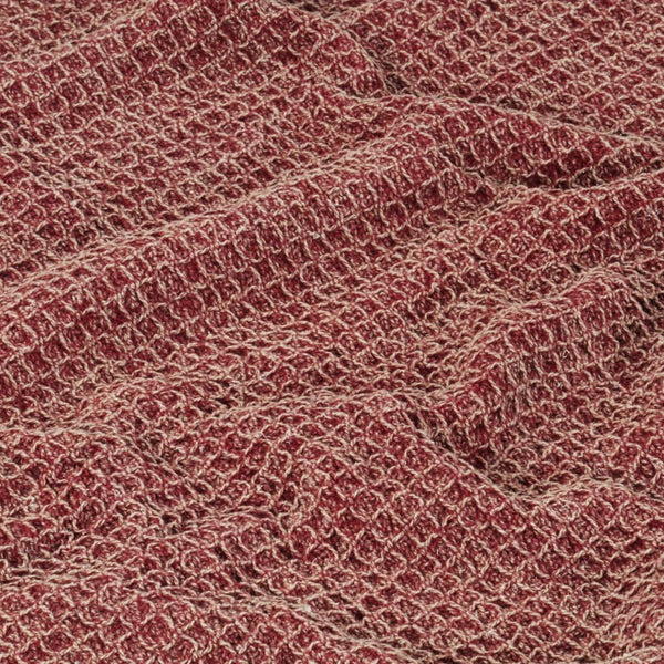 vidaXL Cotton Throw 220x250 cm Burgundy