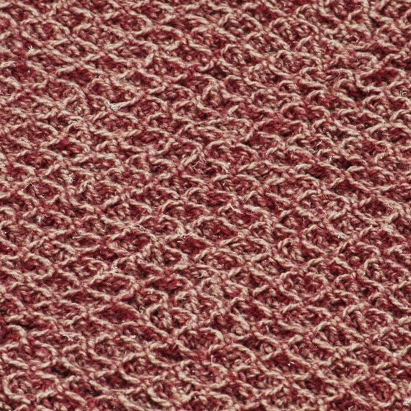 vidaXL Cotton Throw 220x250 cm Burgundy