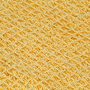 vidaXL Cotton Throw 125x150 cm Mustard Yellow