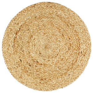 vidaXL Placemats 4 pcs. Natural 38 cm Round Jute