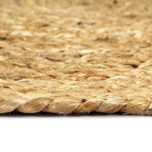 vidaXL Placemats 6 pcs. Natural 38 cm Round Jute