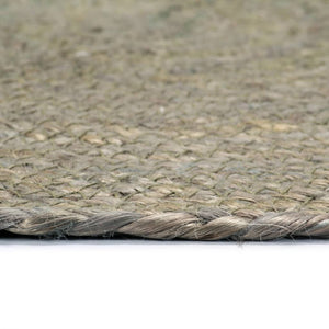 vidaXL Placemats 6 pcs. Grey 38 cm Round Jute