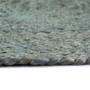 vidaXL Placemats 6 pcs. Solid Olive Green 38 cm Round Jute