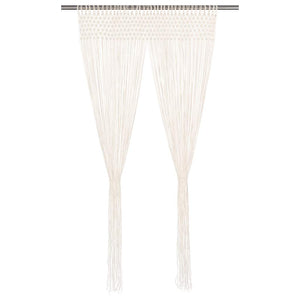 vidaXL Macrame Curtain 140x240 cm Cotton