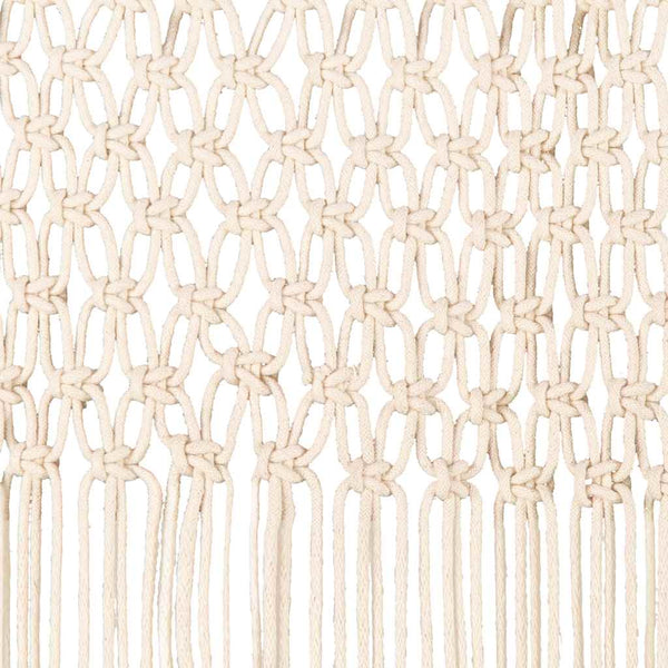 vidaXL Macrame Curtain 140x240 cm Cotton