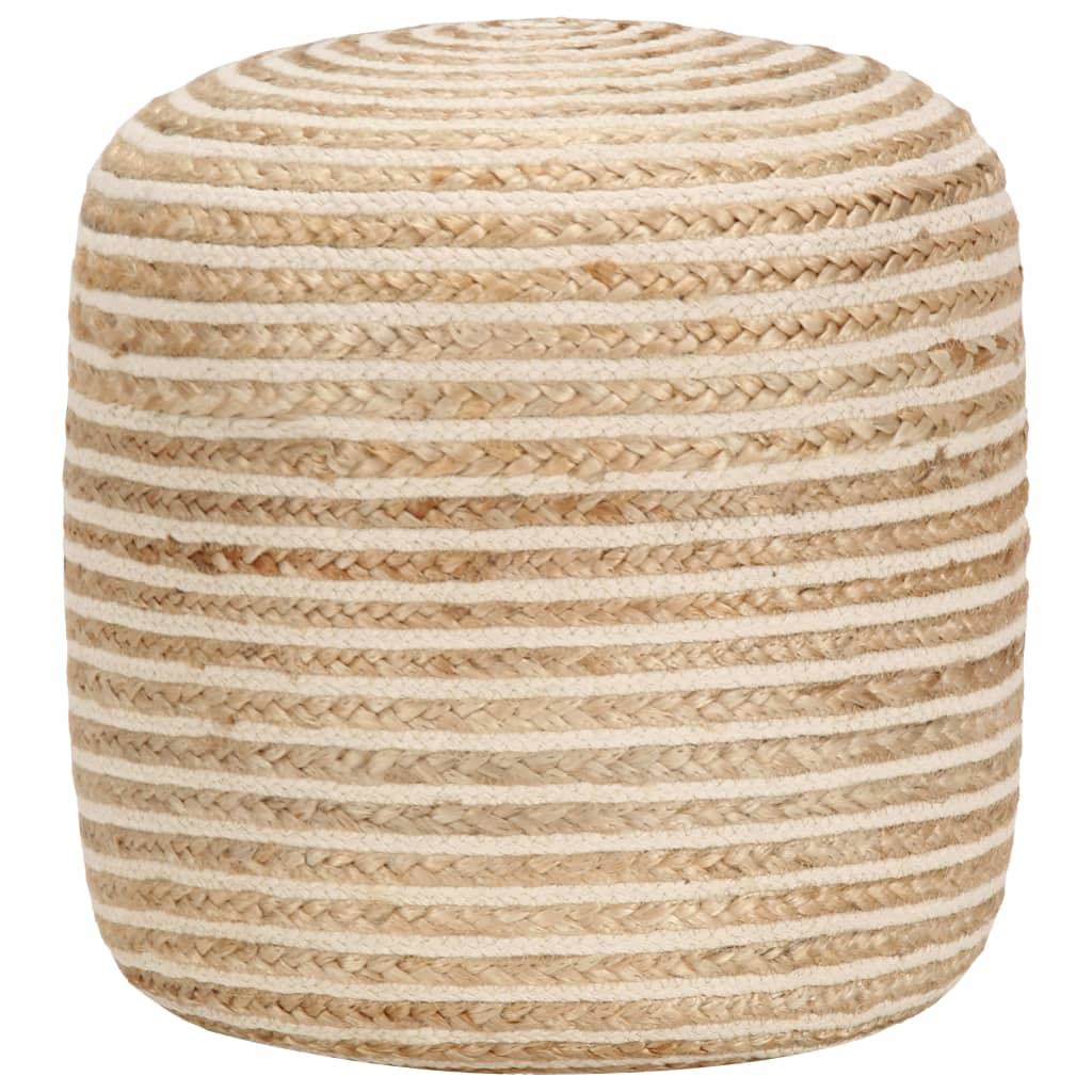 vidaXL Handmade Pouffe 40 x 45 cm Jute