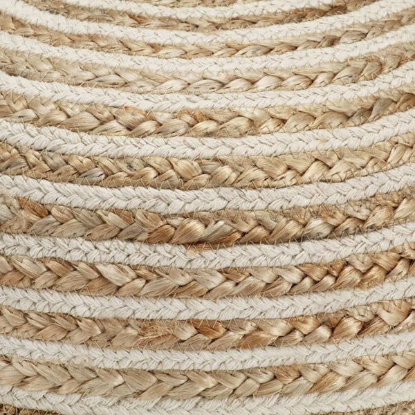 vidaXL Handmade Pouffe 40 x 45 cm Jute