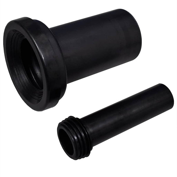 vidaXL Wall-Mounted Toilet with Concealed Cistern Ceramic Black