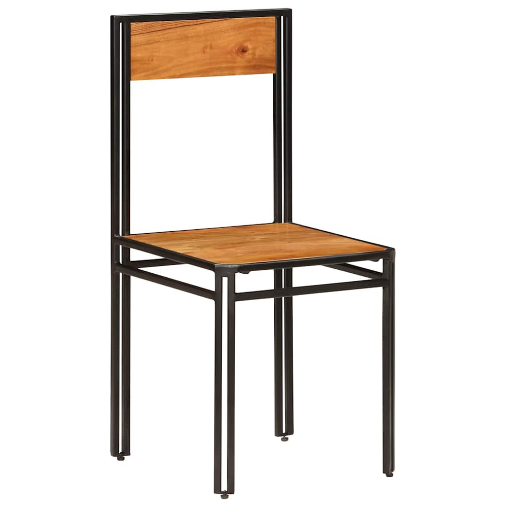 vidaXL Dining Chairs 4 pcs. Solid Acacia Wood