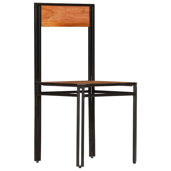 vidaXL Dining Chairs 4 pcs. Solid Acacia Wood