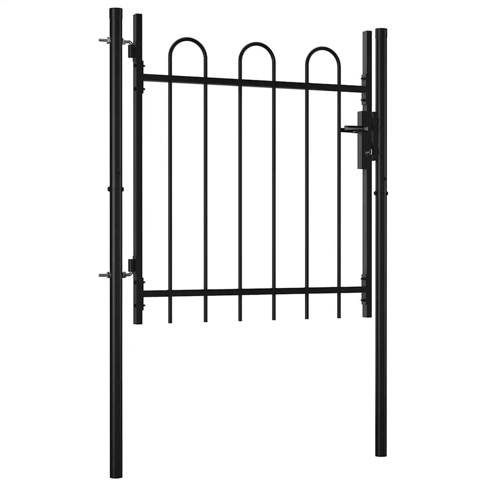 vidaXL Single-Door Garden Gate BOXTEL with Bow Top 100 x 75 cm