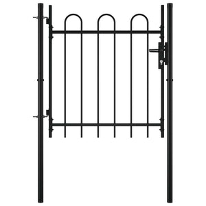 vidaXL Single-Door Garden Gate BOXTEL with Bow Top 100 x 75 cm