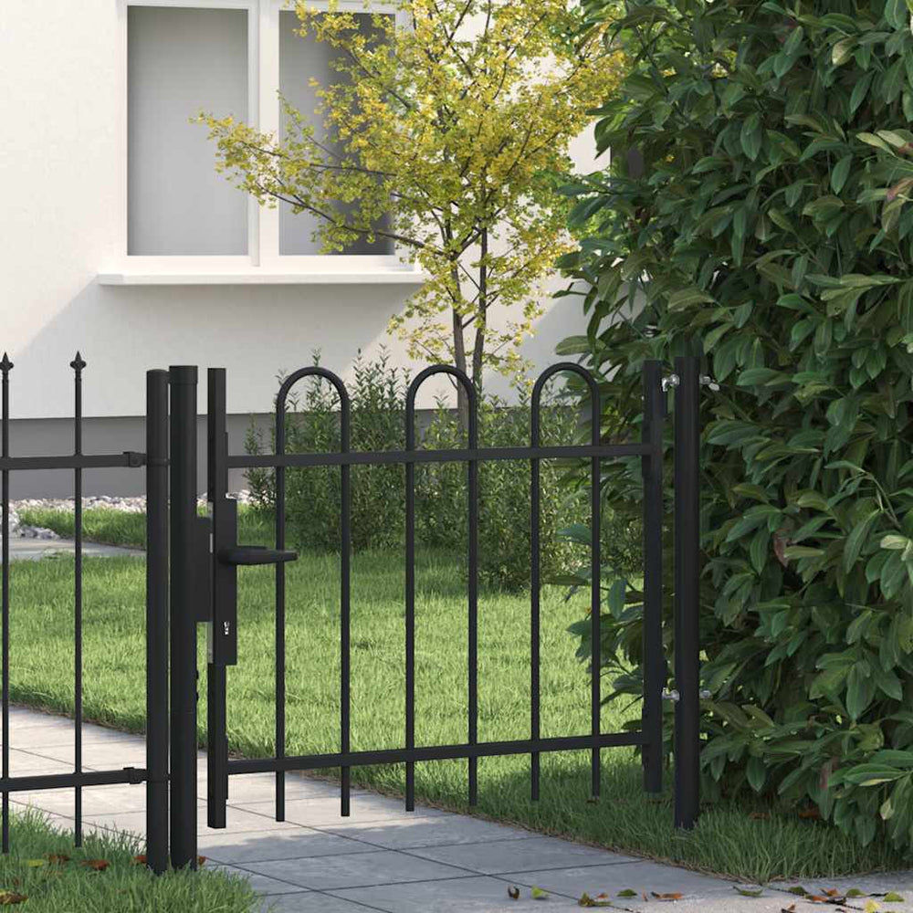 vidaXL Single-Door Garden Gate BOXTEL with Bow Top 100 x 75 cm