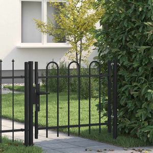 vidaXL Single-Door Garden Gate BOXTEL with Bow Top 100 x 75 cm