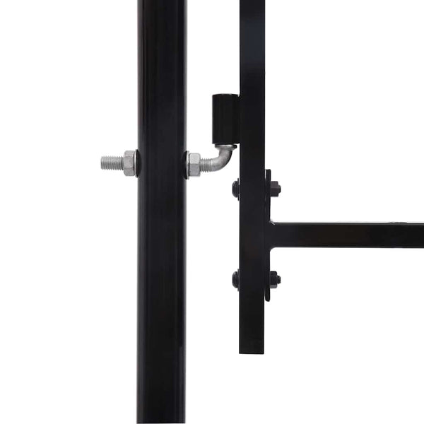 vidaXL Garden Gate with Arched Top ASSEN 200 x 400 cm Steel