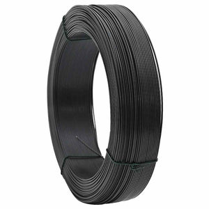 Zaun-Bindedraht 250 m 1,6/2,5 mm Stahl Anthrazit
