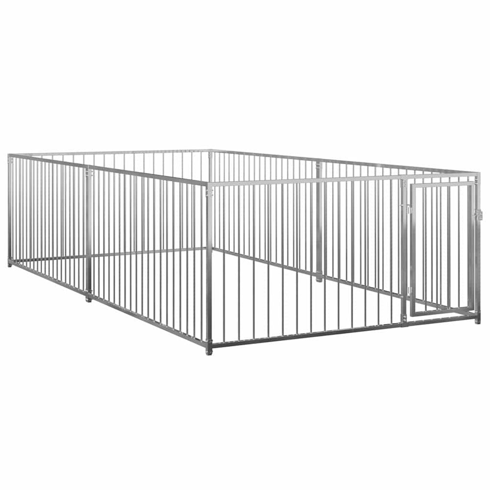 Outdoor-Hundezwinger 200×400×100 cm
