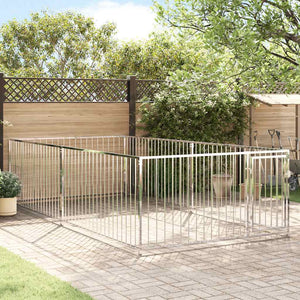 Outdoor-Hundezwinger 200×400×100 cm