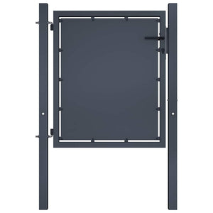 vidaXL Steel Garden Gate 100 x 100 cm Anthracite