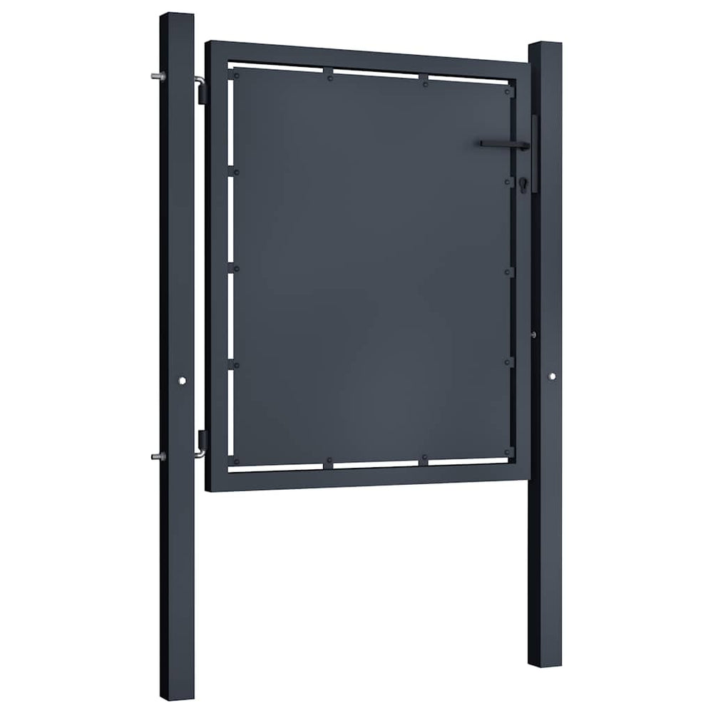 vidaXL Steel Garden Gate 100 x 100 cm Anthracite