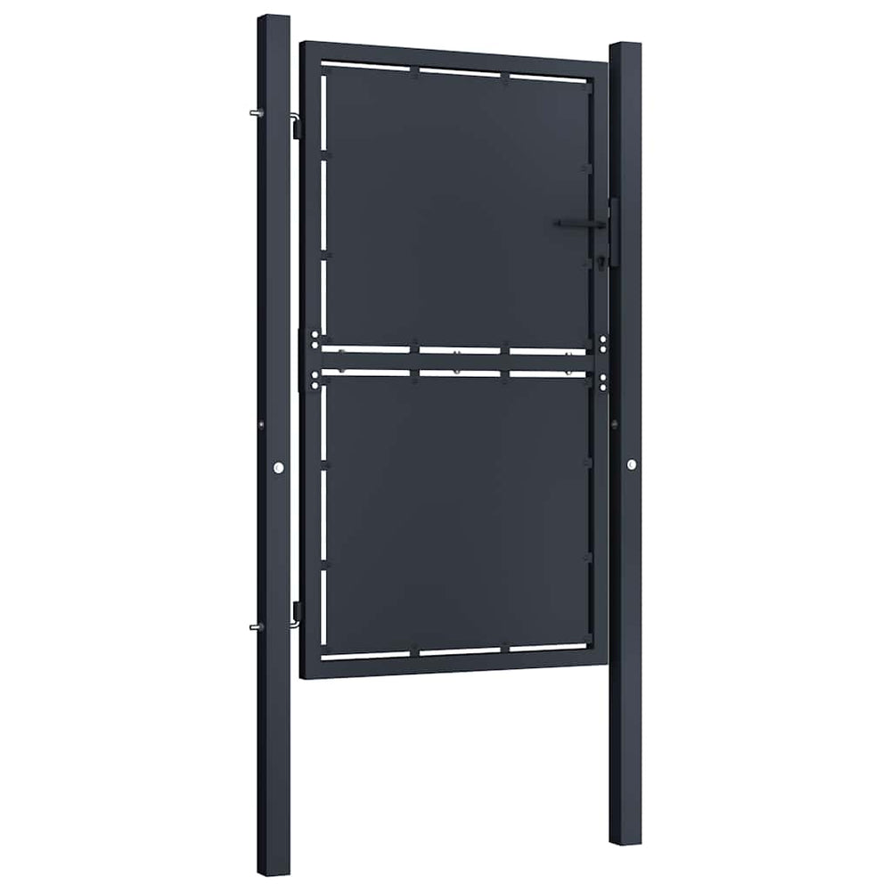 vidaXL Steel Garden Gate 100 x 150 cm Anthracite