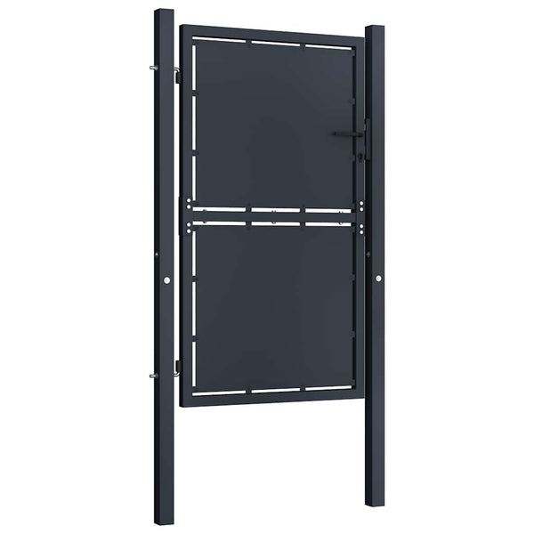 vidaXL Steel Garden Gate 100 x 150 cm Anthracite